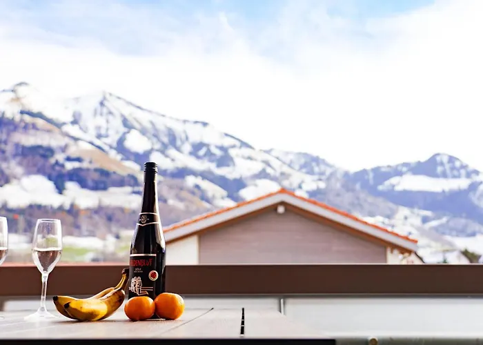 Gruyere Alpes Appartement 3 Chambres Bbq Parking