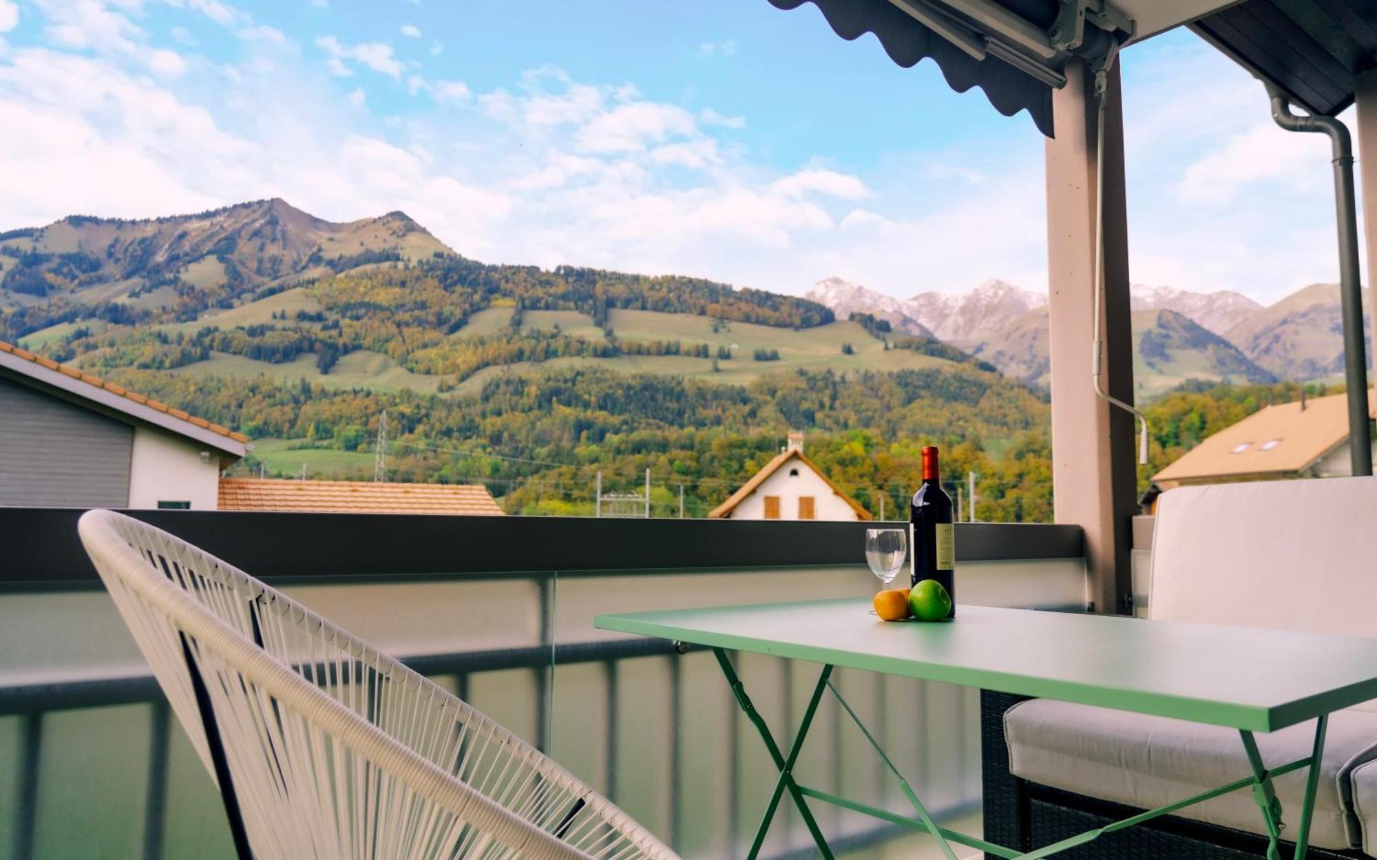 Appartement Gruyere Alpes 3 Bbq Parking