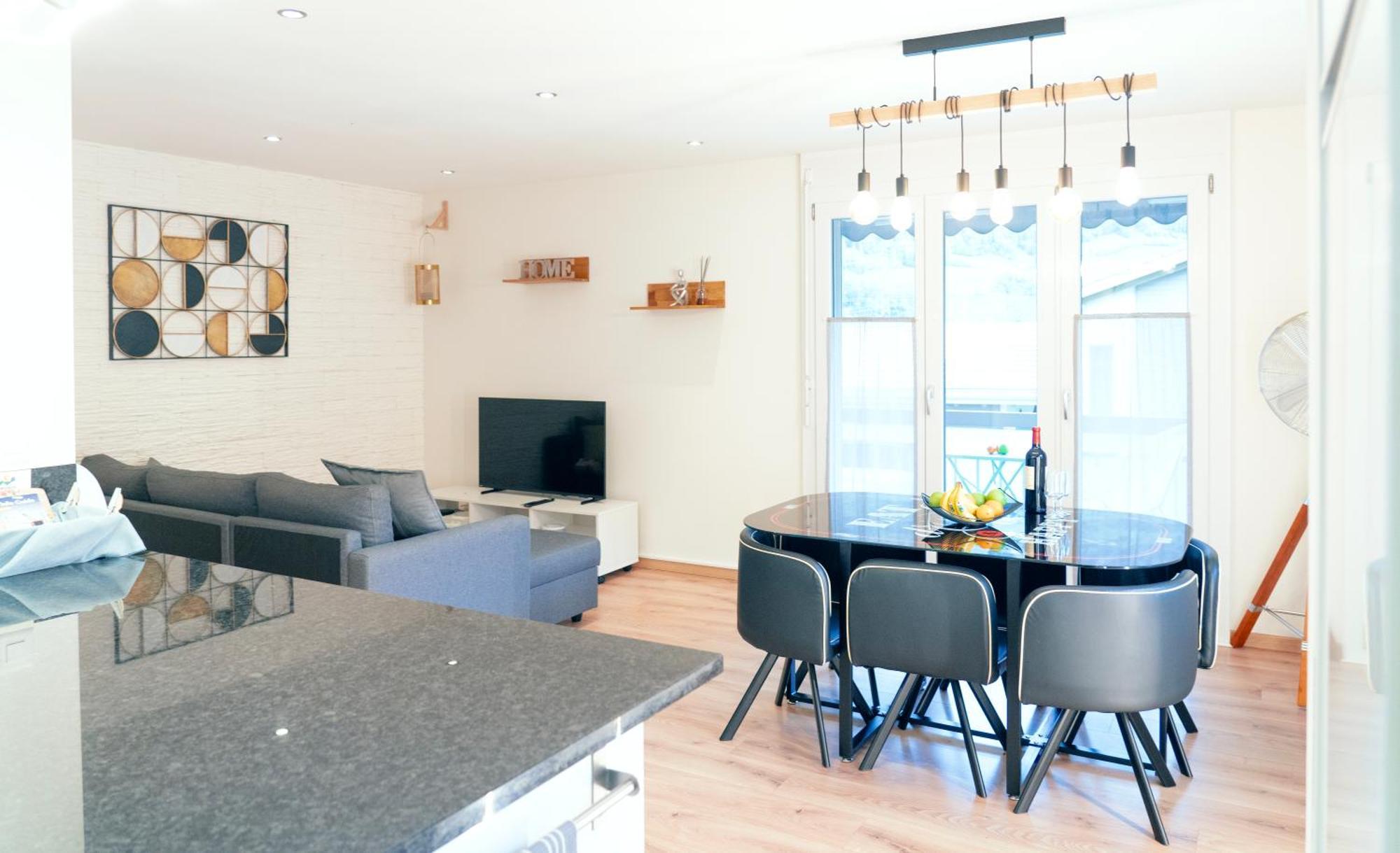 Gruyere Alpes 3 Bbq Parking Apartment
